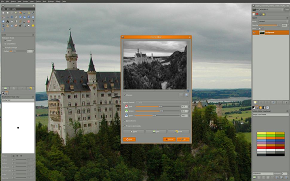Software de edición de fotos GIMP
