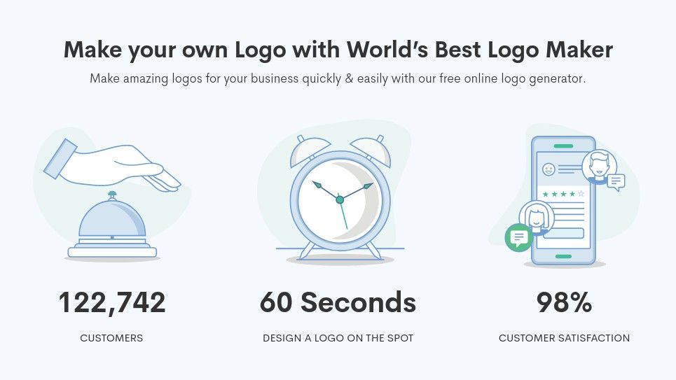 Beste kostenlose Logo-Designer-Software: Designhill-Promo-Grafik