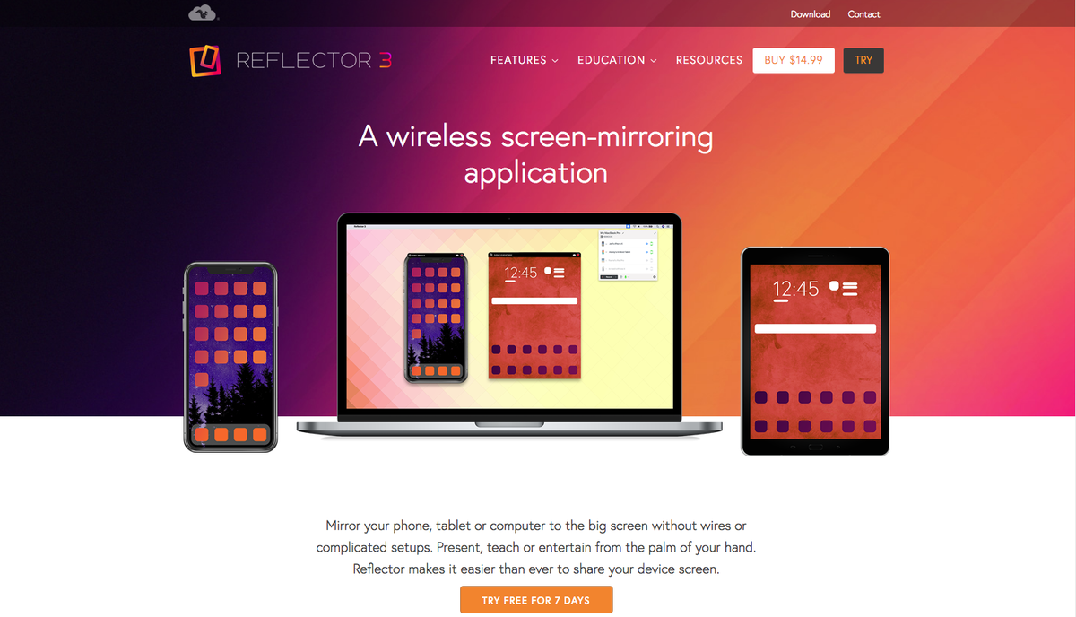 Software de prueba de usuario: Reflector