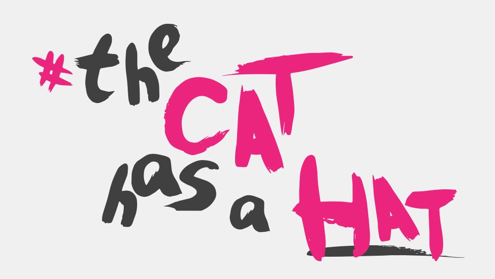 Fuentes de pincel gratuitas: la fuente The Cat has a Hat