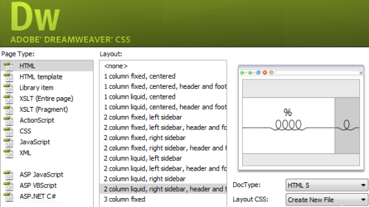 Dreamweaver все още е чудесен инструмент за HTML5
