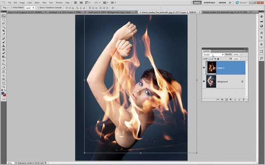 Savjeti za Photoshop: Spojite efekte vatre