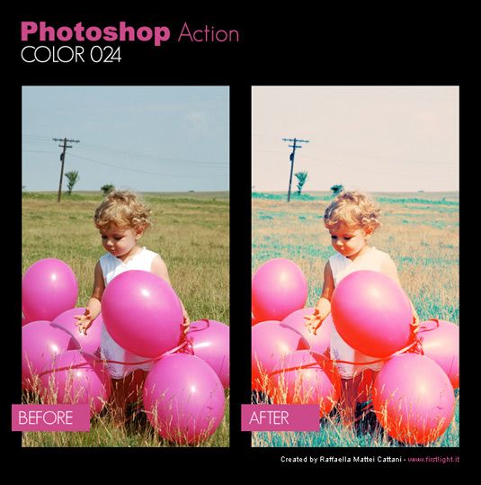 Kostenlose Photoshop-Aktionen: Farbe 024
