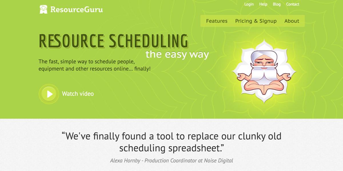 Resource Guru софтуер за управление на проекти