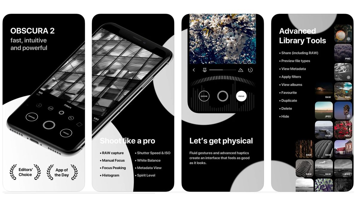 Beste iPad-Apps für Designer: Obscura 2