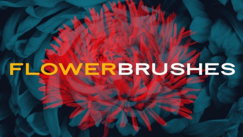 Pinceaux Photoshop gratuits: Flowerbrush