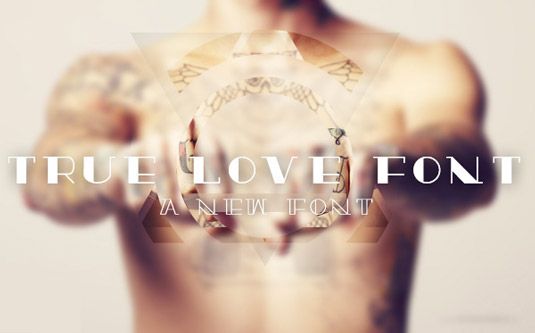 Polices de tatouage gratuites: True Love