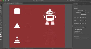 Tutoriels Adobe Illustrator: créer et modifier des formes