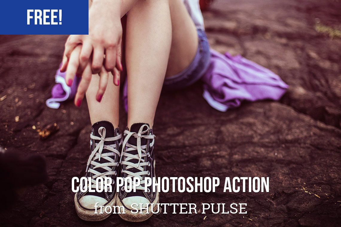 Acciones gratuitas de Photoshop: Color Pop