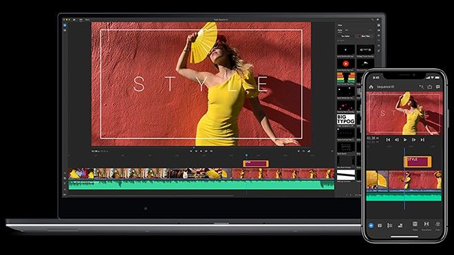 Lista de software de Adobe: captura de pantalla de Premiere Pro