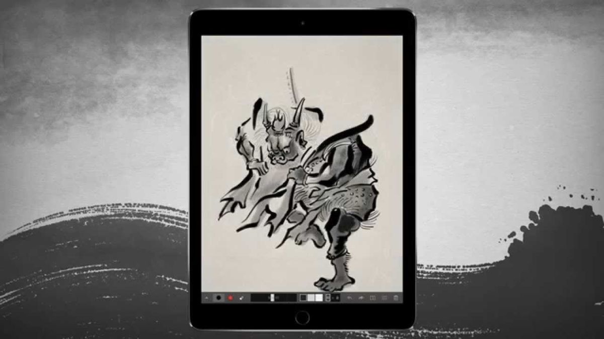 Applications de dessin pour iPad: dessin de calligraphie d